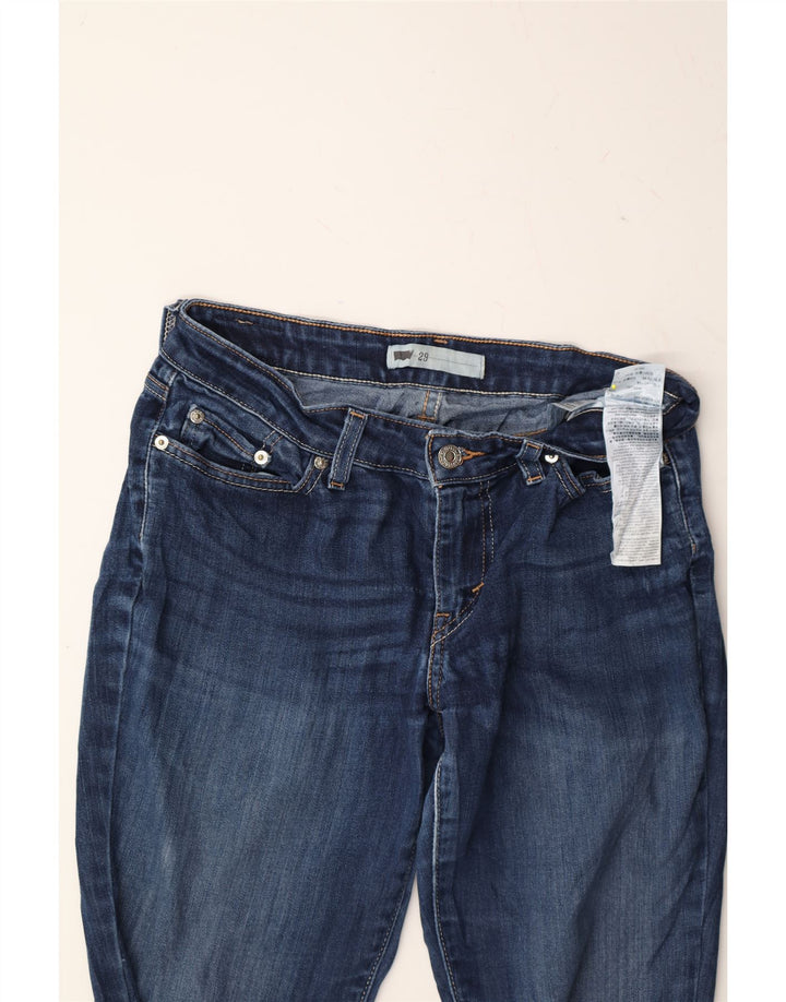 LEVI'S Womens Slim Jeans W29 L30  Blue Cotton Vintage Levi's and Second-Hand Levi's from Messina Hembry 