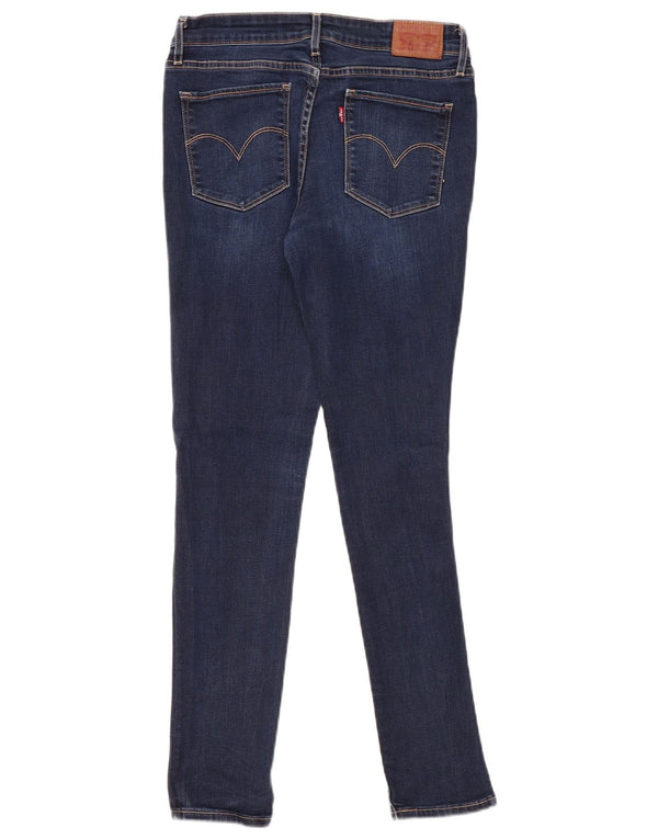 Levi's Womens 711 Skinny Jeans W29 L29 Navy Blue Cotton