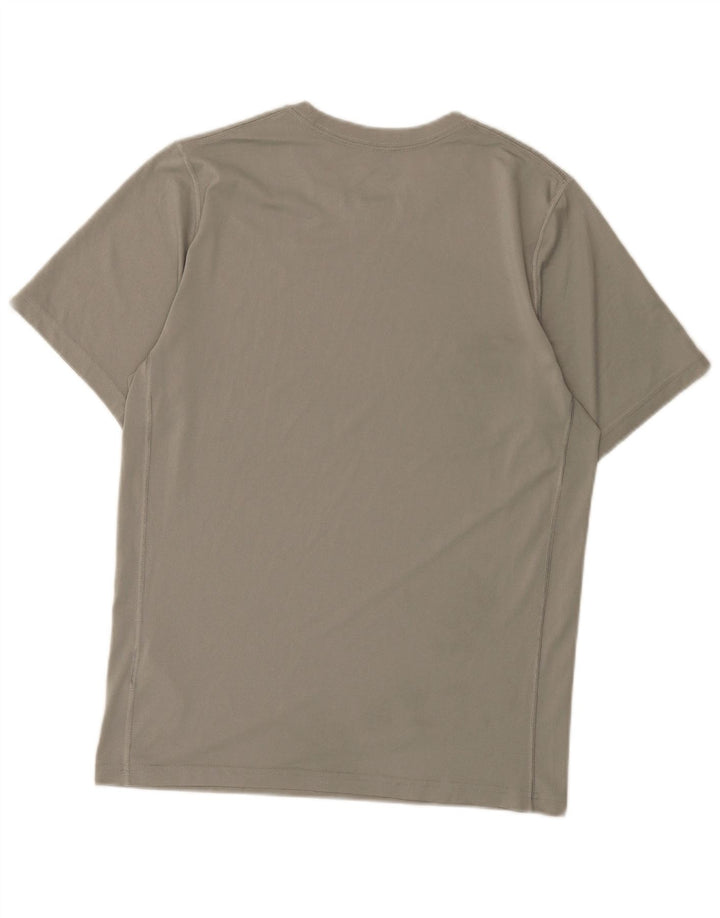 Nike Mens Dri Fit T-Shirt Top Small Grey Polyester
