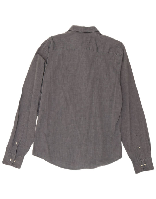 Murphy & Nye Mens Slim Fit Shirt Large Grey