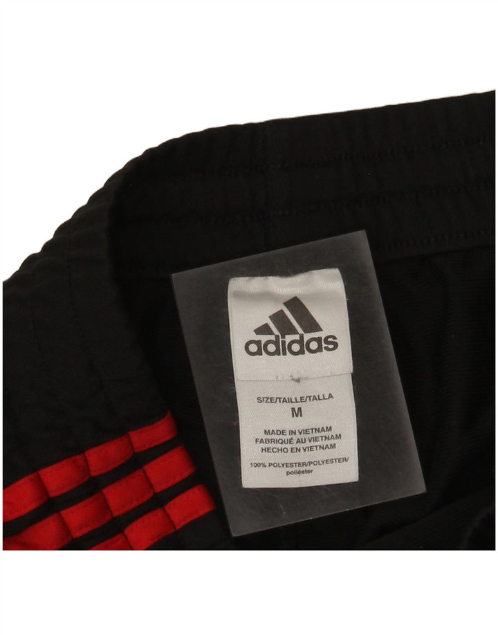 Adidas Boys Tracksuit Trousers 9-10 Years Medium Black Colourblock