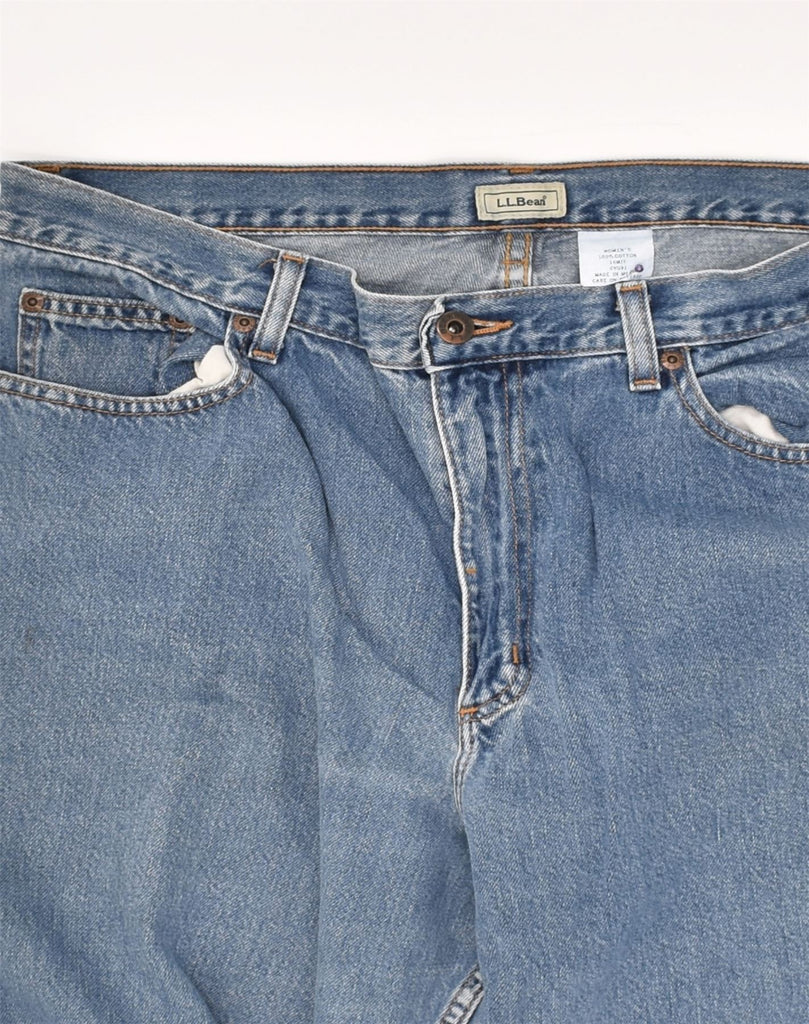 L.L.BEAN Womens Tapered Jeans W34 L31  Blue Cotton | Vintage L.L.Bean | Thrift | Second-Hand L.L.Bean | Used Clothing | Messina Hembry 