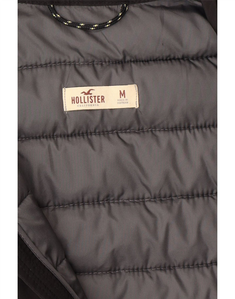 HOLLISTER Mens Padded Gilet UK 38 Medium Black Polyester Vintage Hollister and Second-Hand Hollister from Messina Hembry 
