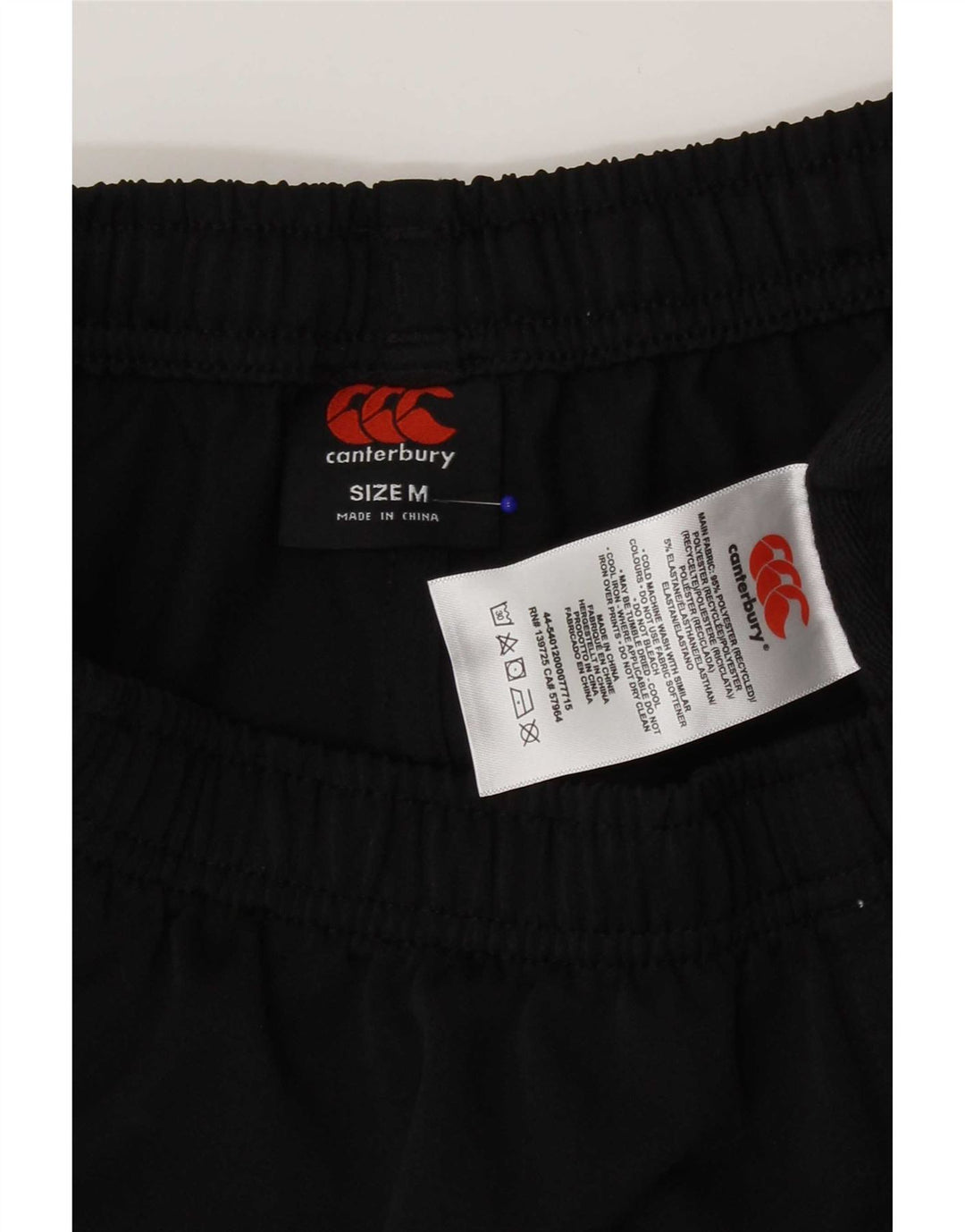 Canterbury Womens Sport Shorts UK 12 Medium Black Polyester