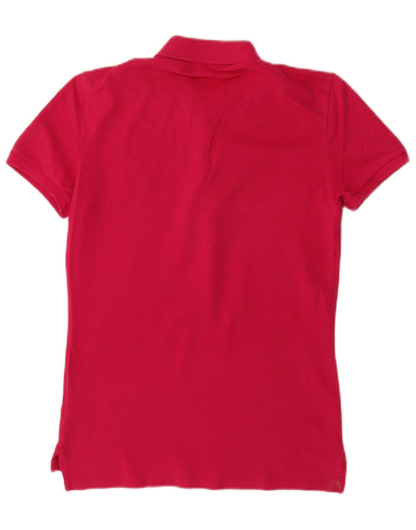 Polo Ralph Lauren Womens Polo Shirt UK 12 Medium Pink Cotton