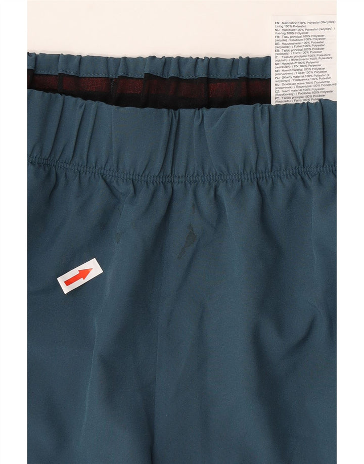 Asics Mens Graphic Sport Shorts Medium  Navy Blue Polyester