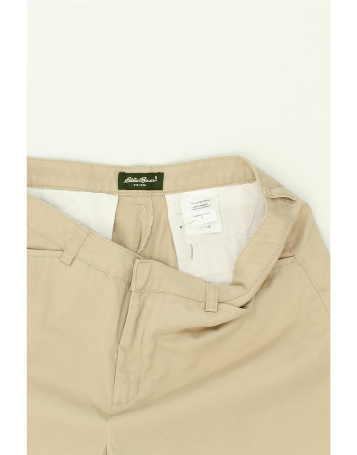 EDDIE BAUER Womens Casual Shorts US 10 Large W32 Beige Cotton Vintage Eddie Bauer and Second-Hand Eddie Bauer from Messina Hembry 