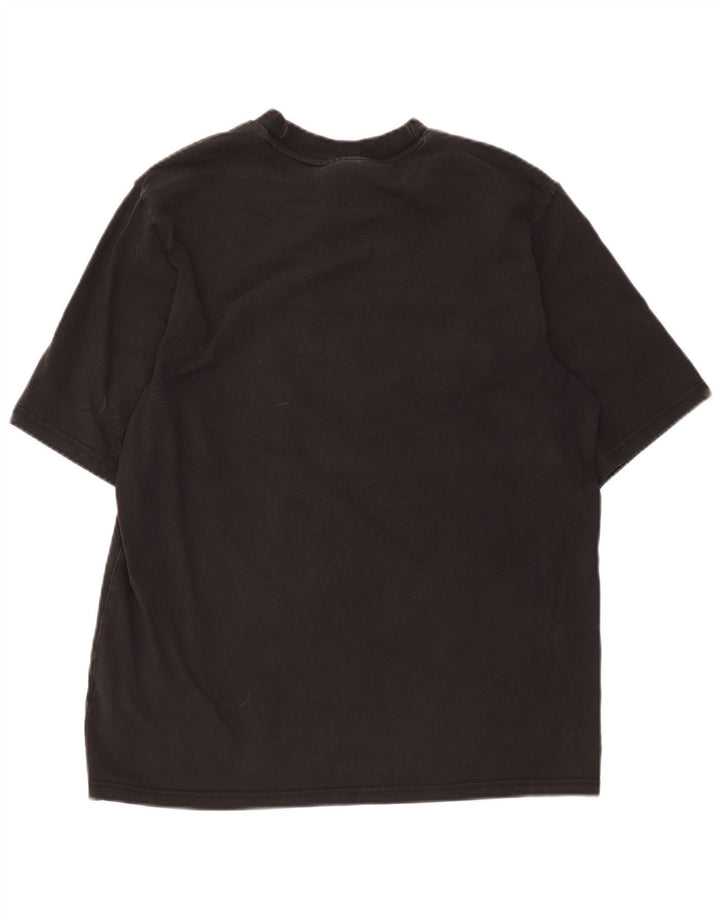 Adidas Mens Graphic T-Shirt Top Medium Black Cotton
