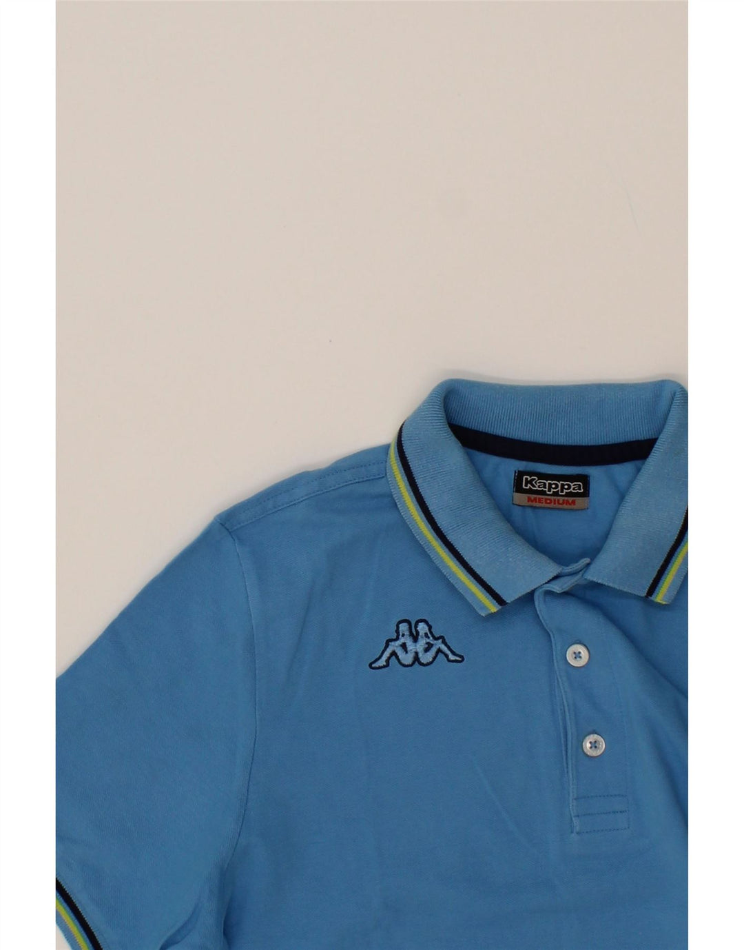 KAPPA Mens Polo Shirt Medium Blue Vintage Kappa and Second-Hand Kappa from Messina Hembry 