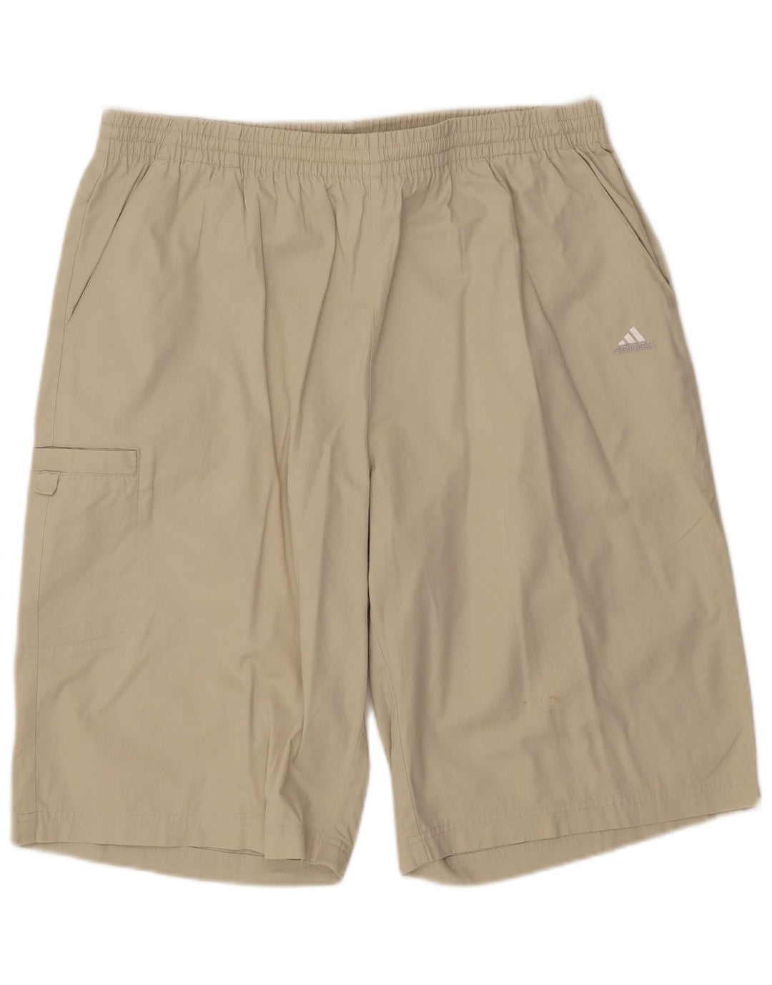 ADIDAS Mens Cargo Shorts 2XL W40  Beige Cotton
