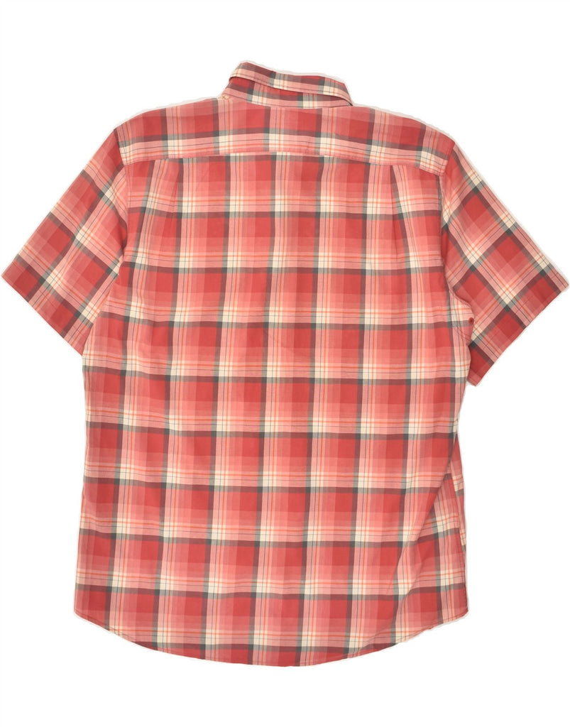 EDDIE BAUER Mens Classic Fit Shirt Large Red Check Cotton | Vintage Eddie Bauer | Thrift | Second-Hand Eddie Bauer | Used Clothing | Messina Hembry 