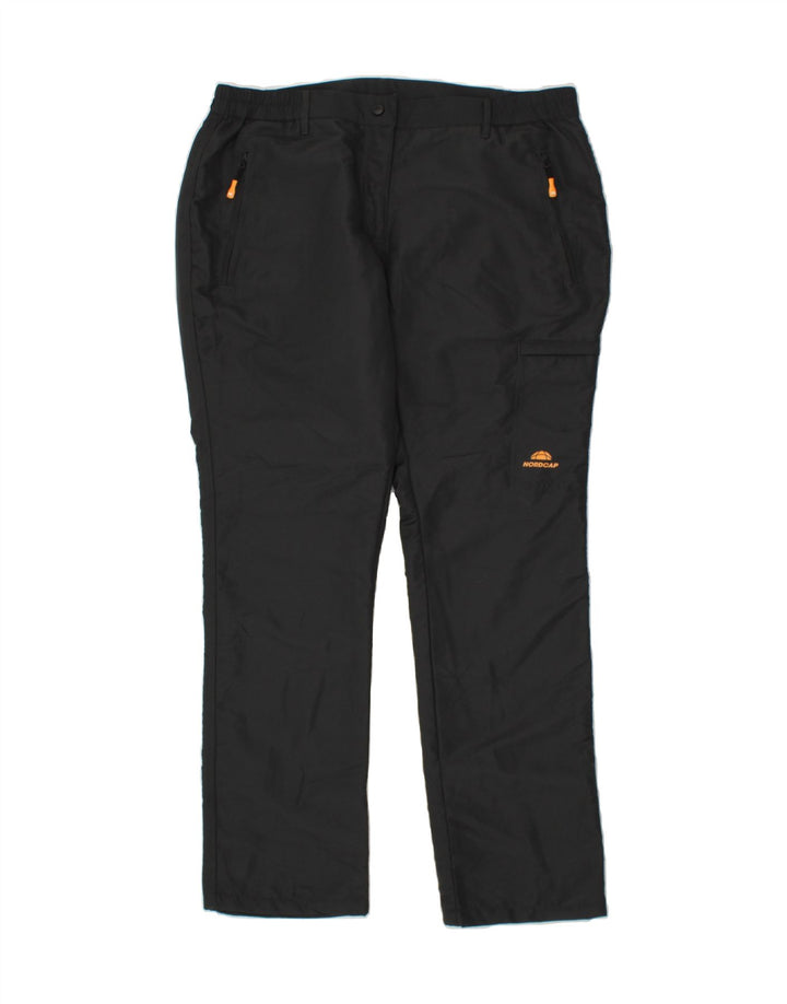 NORDCAP Womens Straight Cargo Trousers IT 46 Large W38 L31 Grey Polyester Vintage Nordcap and Second-Hand Nordcap from Messina Hembry 