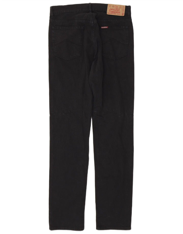 CARRERA Mens 700 Regular Straight Jeans W32 L35  Black Cotton