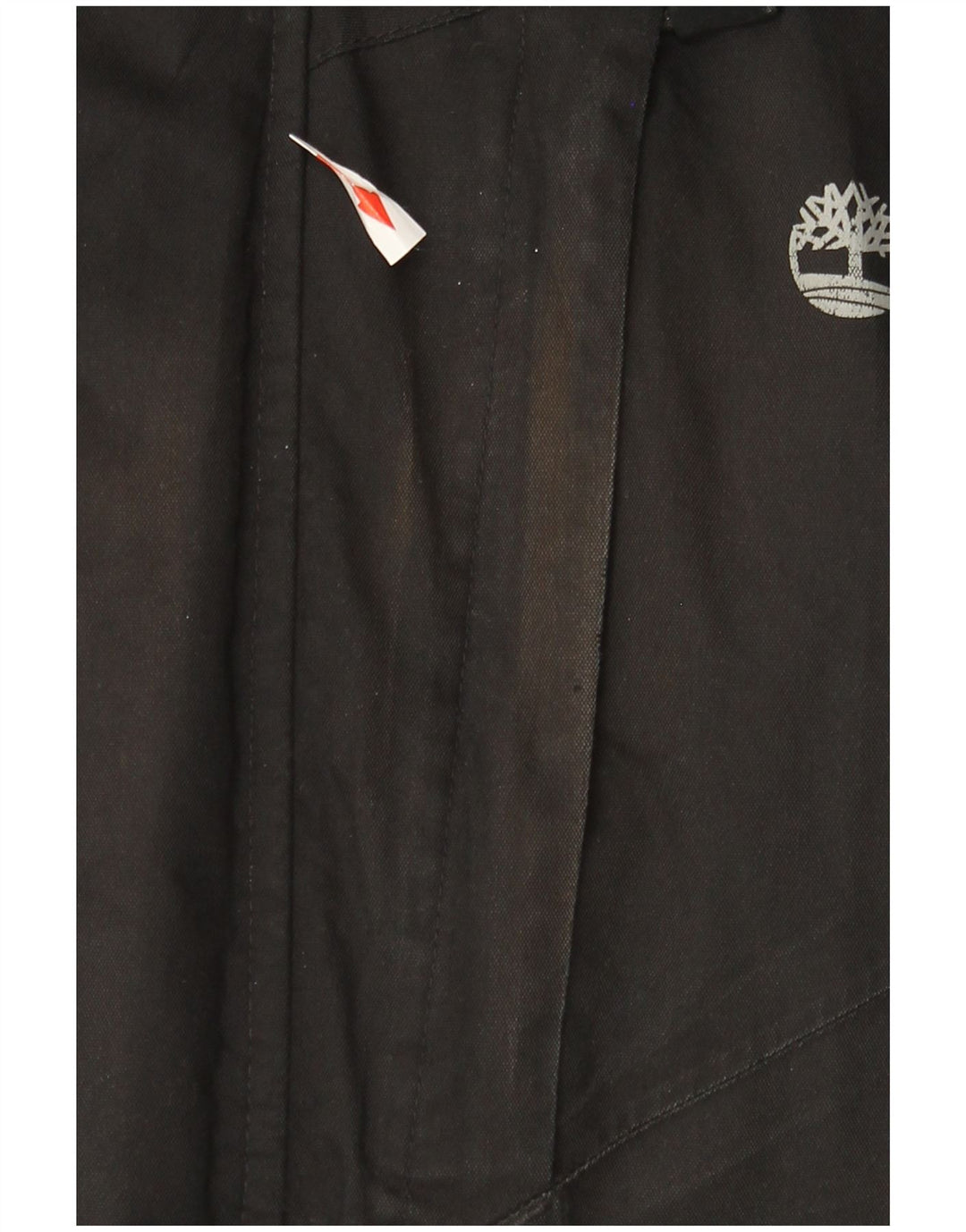 Timberland Mens Windbreaker Jacket UK 44 2XL Black Cotton