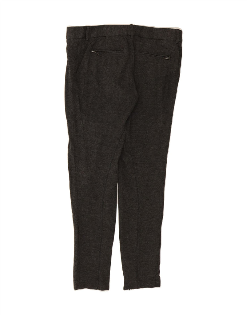 MASSIMO DUTTI Womens Slim Chino Trousers EU 42 Large W32 L30 Grey Viscose Vintage Massimo Dutti and Second-Hand Massimo Dutti from Messina Hembry 