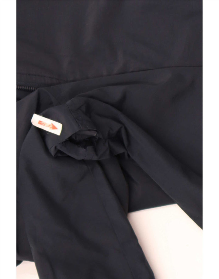 Lyle & Scott Mens Hooded Rain Jacket UK 38 Medium Navy Blue