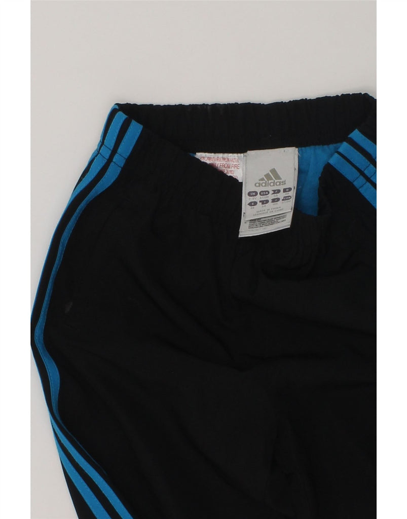 ADIDAS Boys Tracksuit Trousers 2-3 Years Black Polyester | Vintage Adidas | Thrift | Second-Hand Adidas | Used Clothing | Messina Hembry 