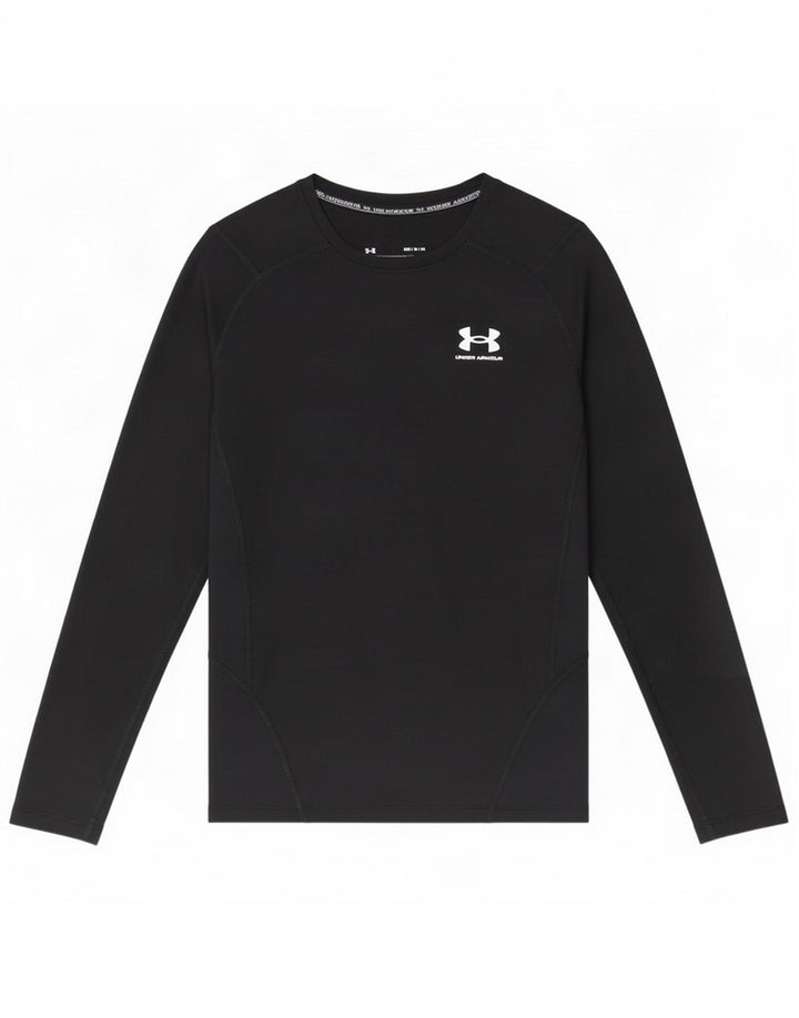 Under Armour Mens Compression Top Long Sleeve Medium Black