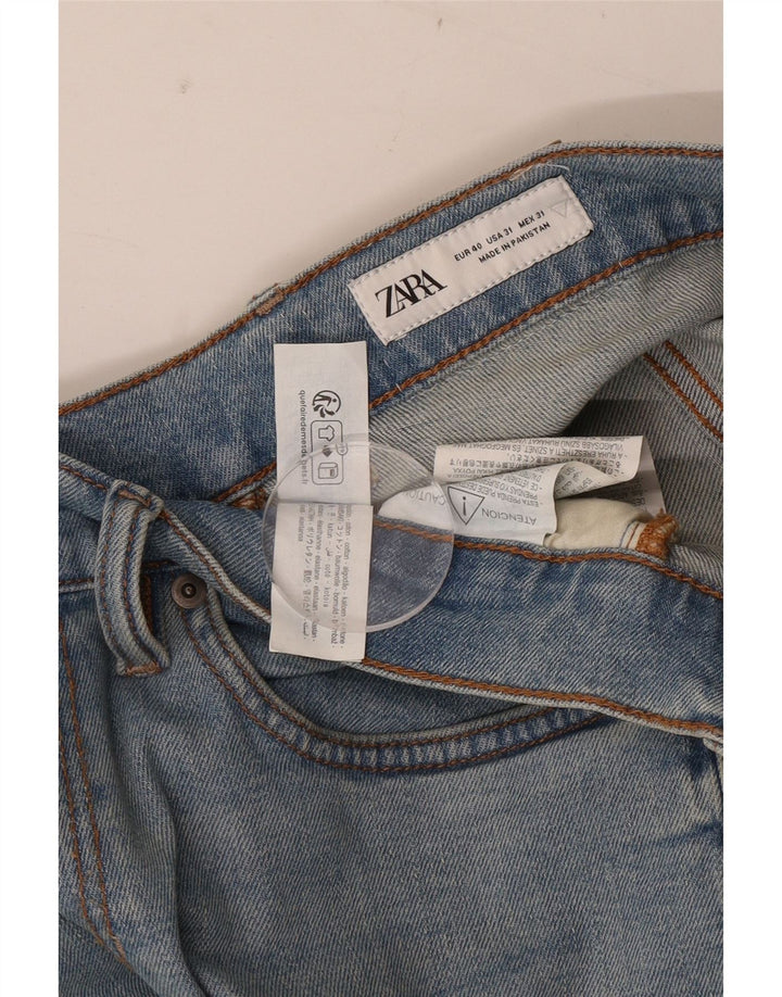 Zara Mens Slim Jeans EU 40 Medium W31 L31 Blue Cotton