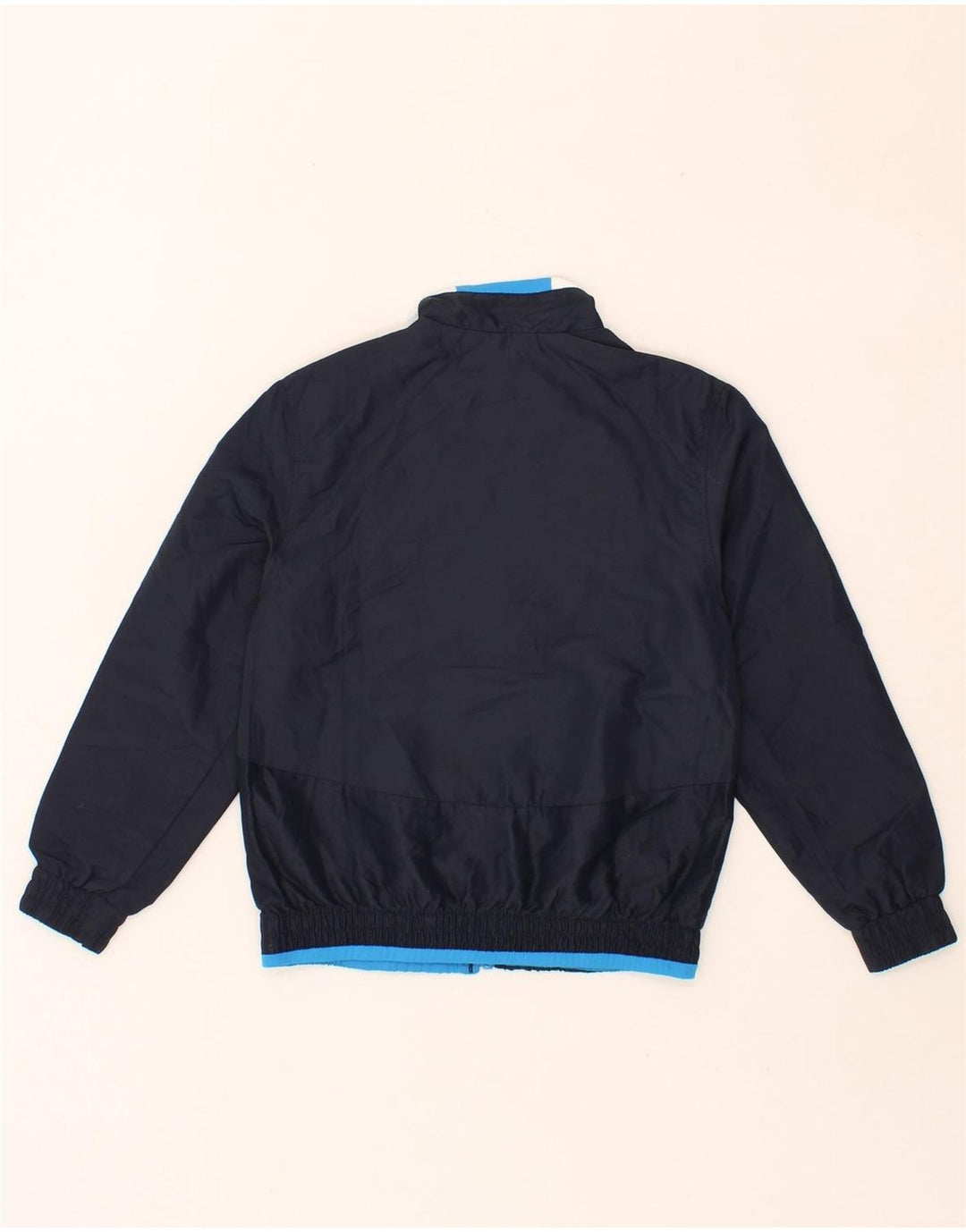 LOTTO Boys Graphic Tracksuit Top Jacket 8-9 Years XS Navy Blue Polyester Vintage Lotto and Second-Hand Lotto from Messina Hembry 