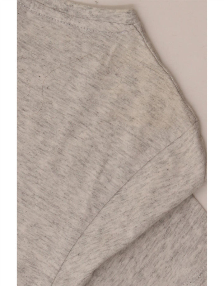 ELLESSE Girls Graphic T-Shirt Top 12-13 Years Grey Flecked Cotton