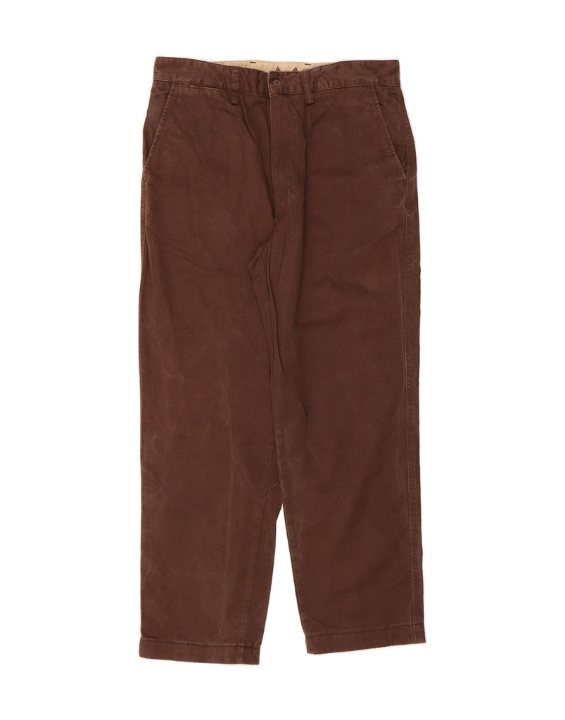 AVIREX Mens Straight Chino Trousers W32 L30 Brown Cotton Vintage Avirex and Second-Hand Avirex from Messina Hembry 