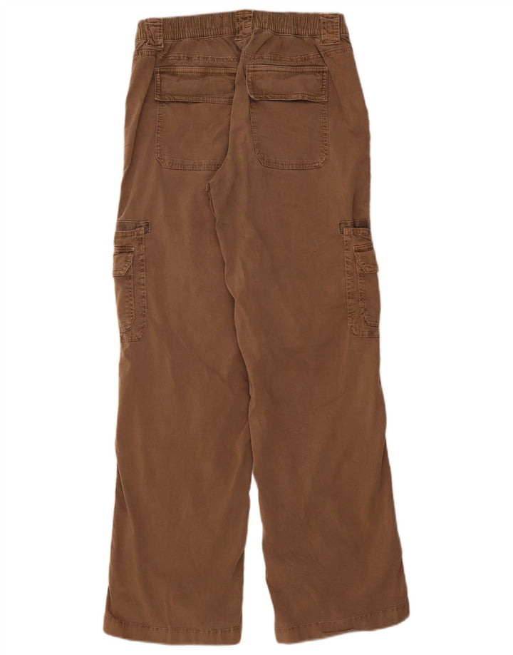 HOLLISTER Womens Baggy Low Waist Cargo Trousers Small W26 L31 Brown