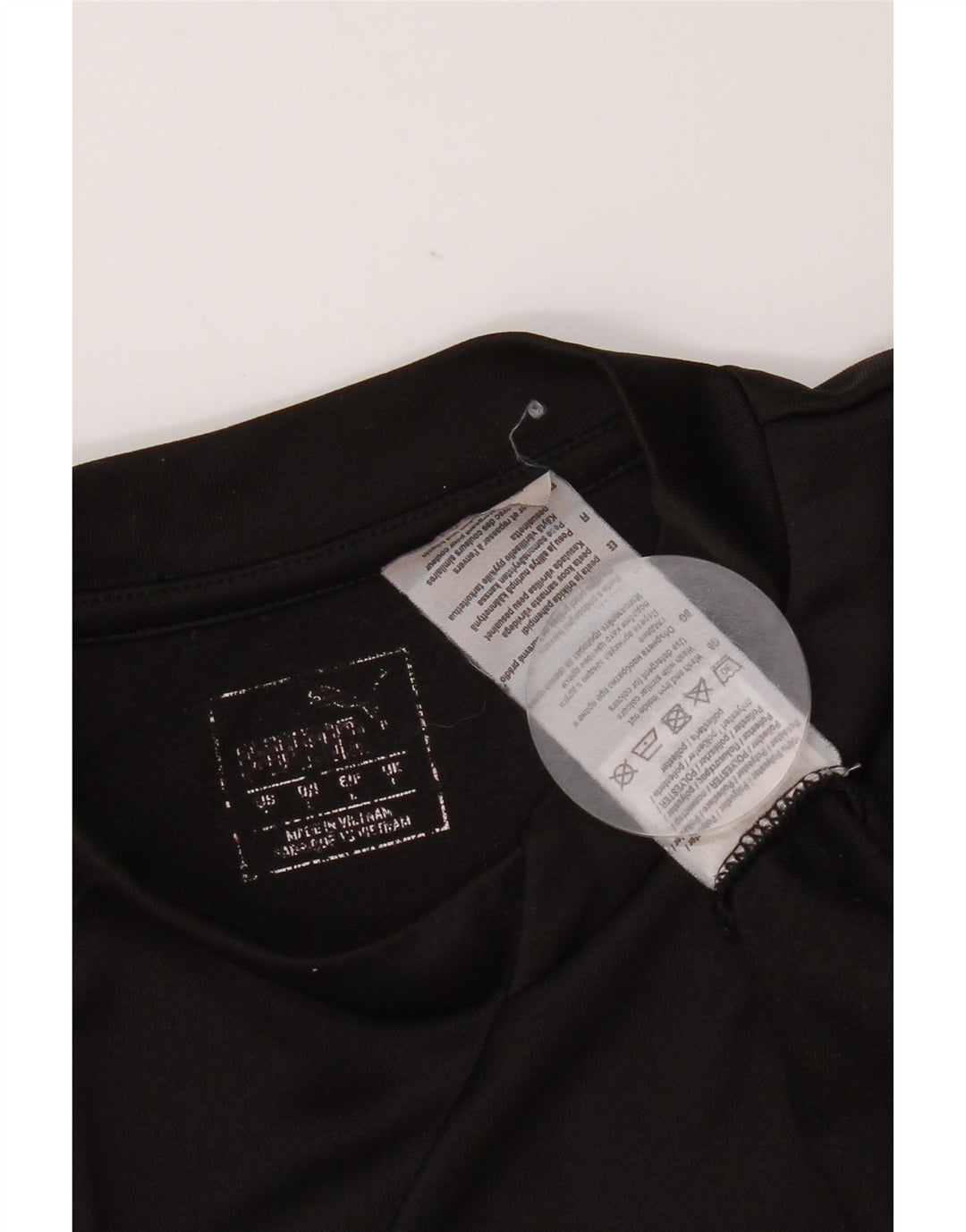 Puma Mens Top Long Sleeve Large Black Polyester