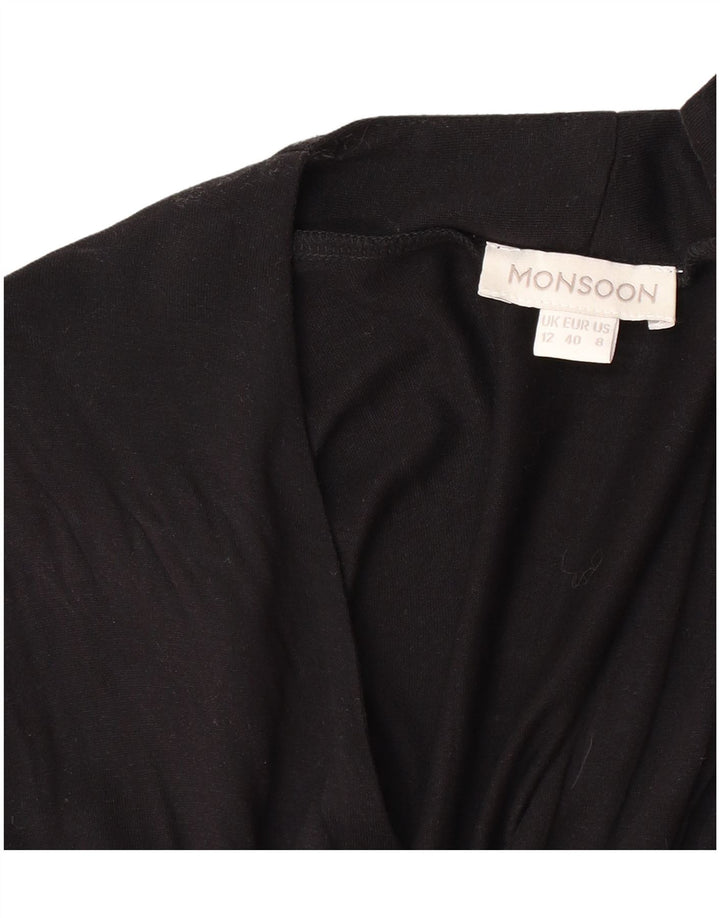 Monsoon Womens Sleeveless Maxi Dress UK 12 Medium Black