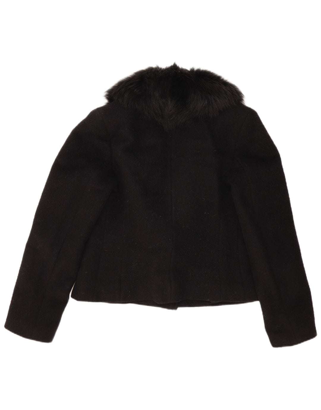 Vintage Womens 1 Button Blazer Jacket UK 14 Medium Black