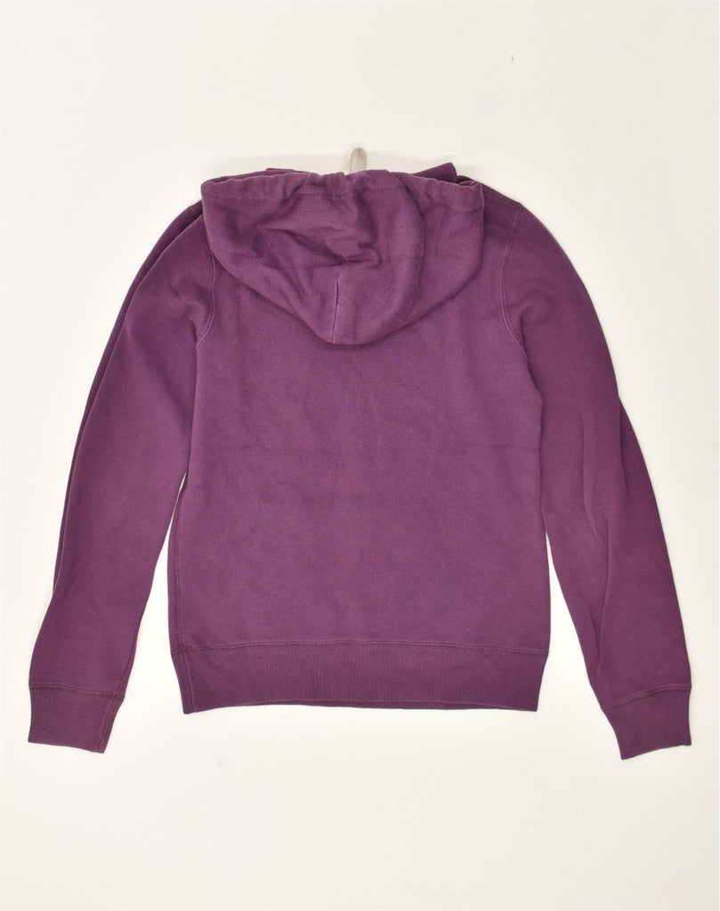 JACK WILLS Womens Graphic Hoodie Jumper UK 8 Small Purple Cotton | Vintage Jack Wills | Thrift | Second-Hand Jack Wills | Used Clothing | Messina Hembry 