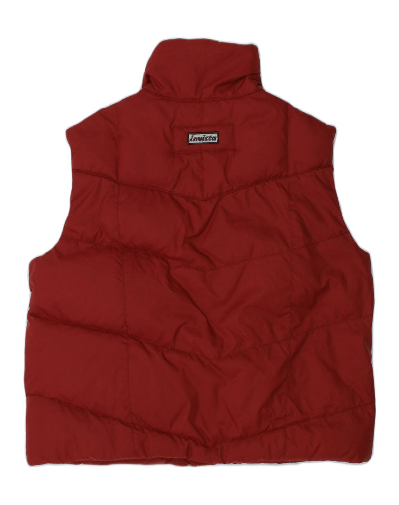 INVICTA Boys Padded Gilet 5-6 Years Red Polyamide | Vintage Invicta | Thrift | Second-Hand Invicta | Used Clothing | Messina Hembry 