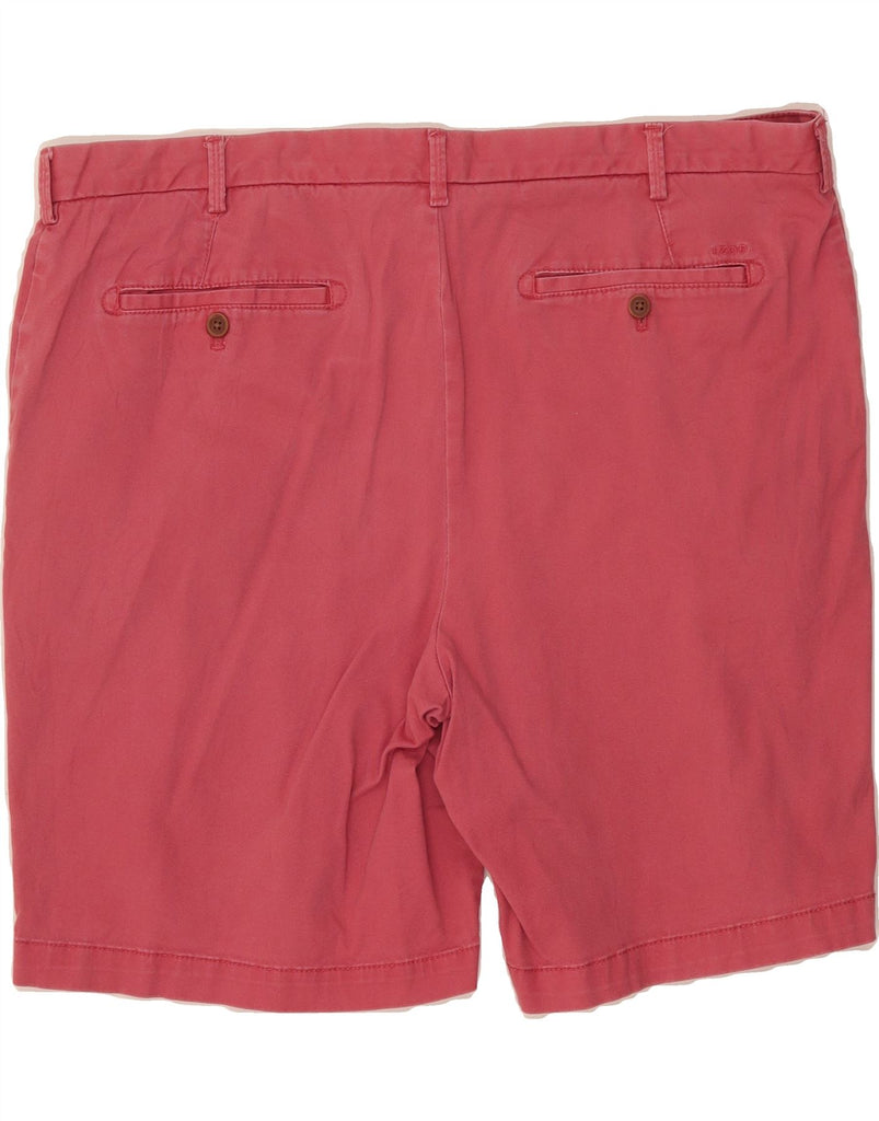 IZOD Mens Salt Water Chino Shorts W42 2XL Red Cotton Vintage Izod and Second-Hand Izod from Messina Hembry 