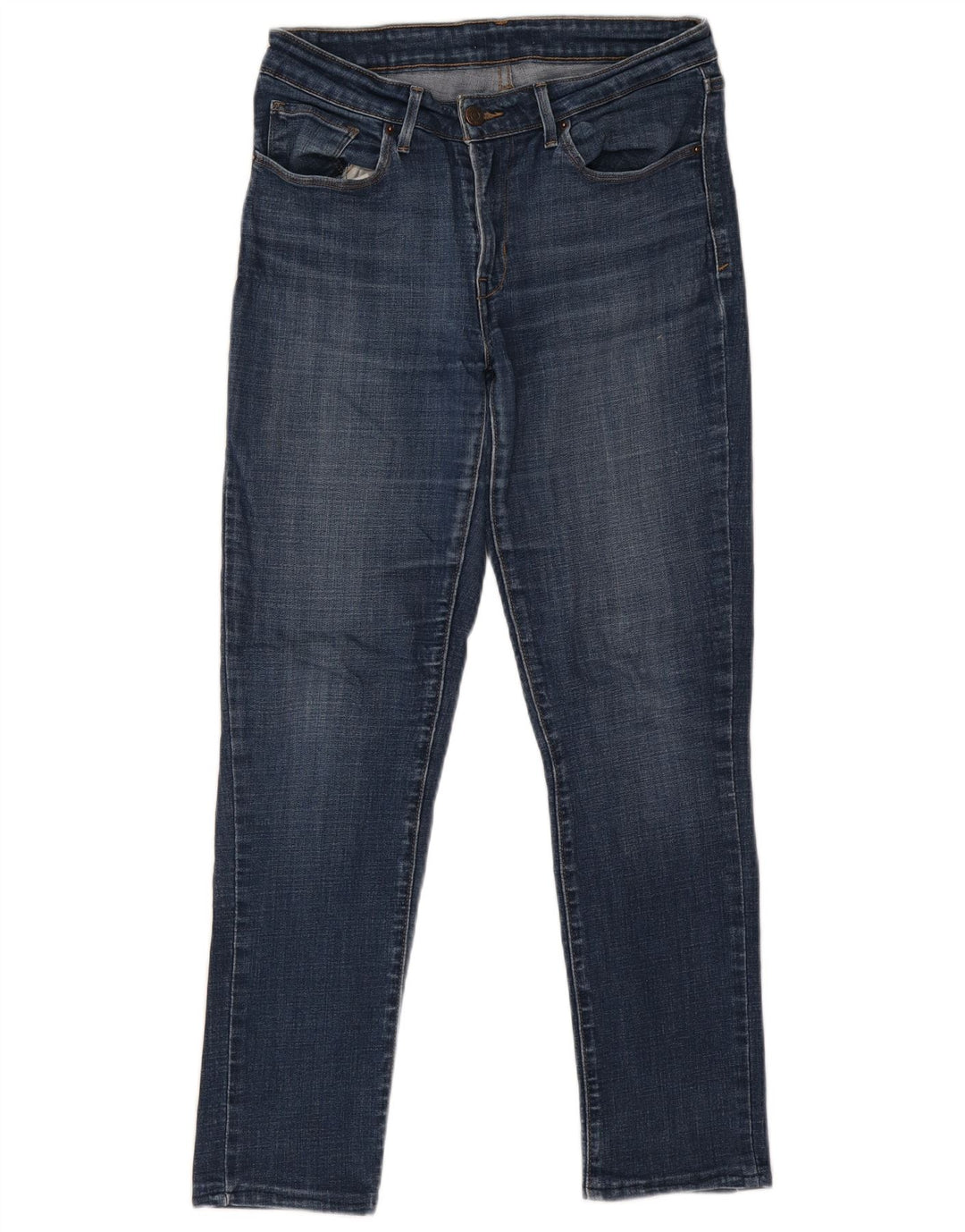 Levi's Womens Slim Jeans US 8 Medium W29 L28 Blue Cotton