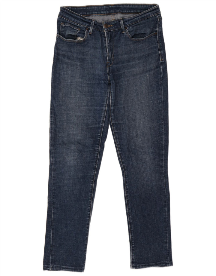Levi's Womens Slim Jeans US 8 Medium W29 L28 Blue Cotton