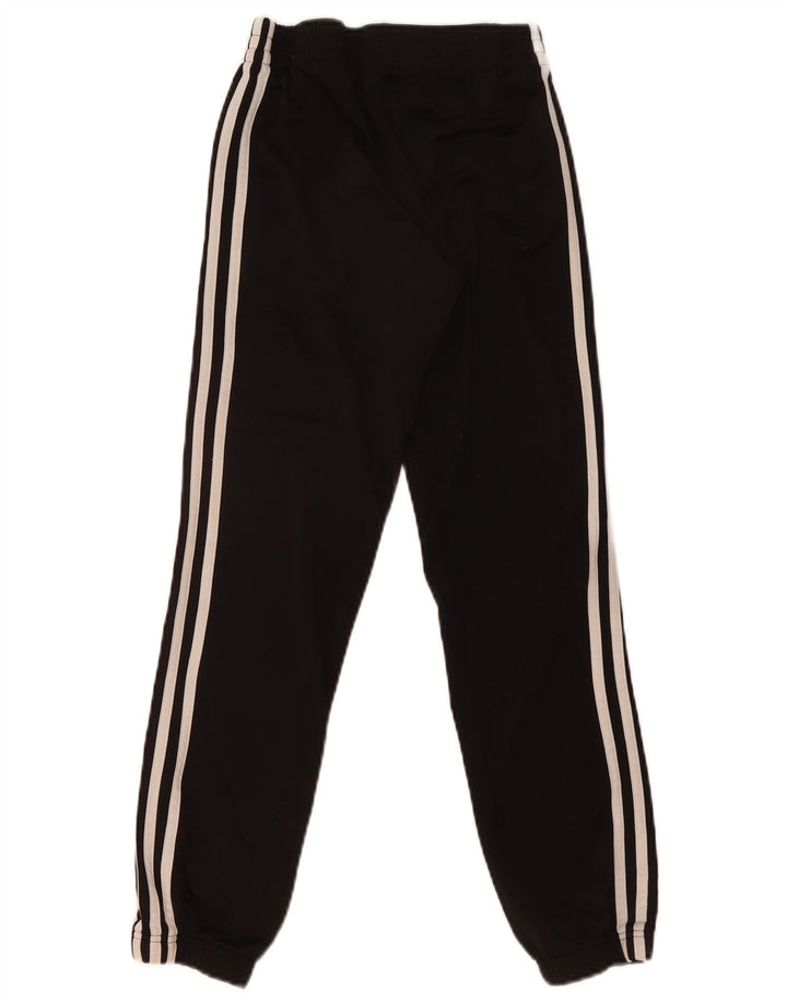 Adidas Boys Tracksuit Trousers Joggers 11-12 Years  Black Polyester
