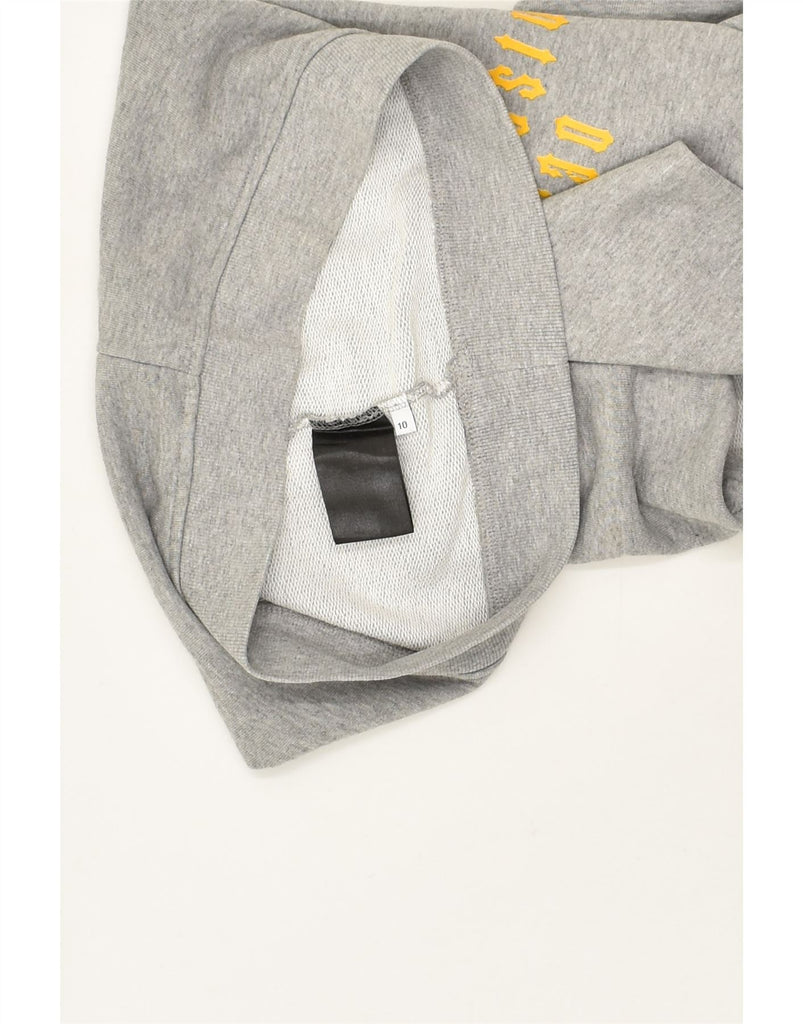 RICHMOND Boys Graphic Sweatshirt Jumper 9-10 Years Grey Cotton | Vintage Richmond | Thrift | Second-Hand Richmond | Used Clothing | Messina Hembry 