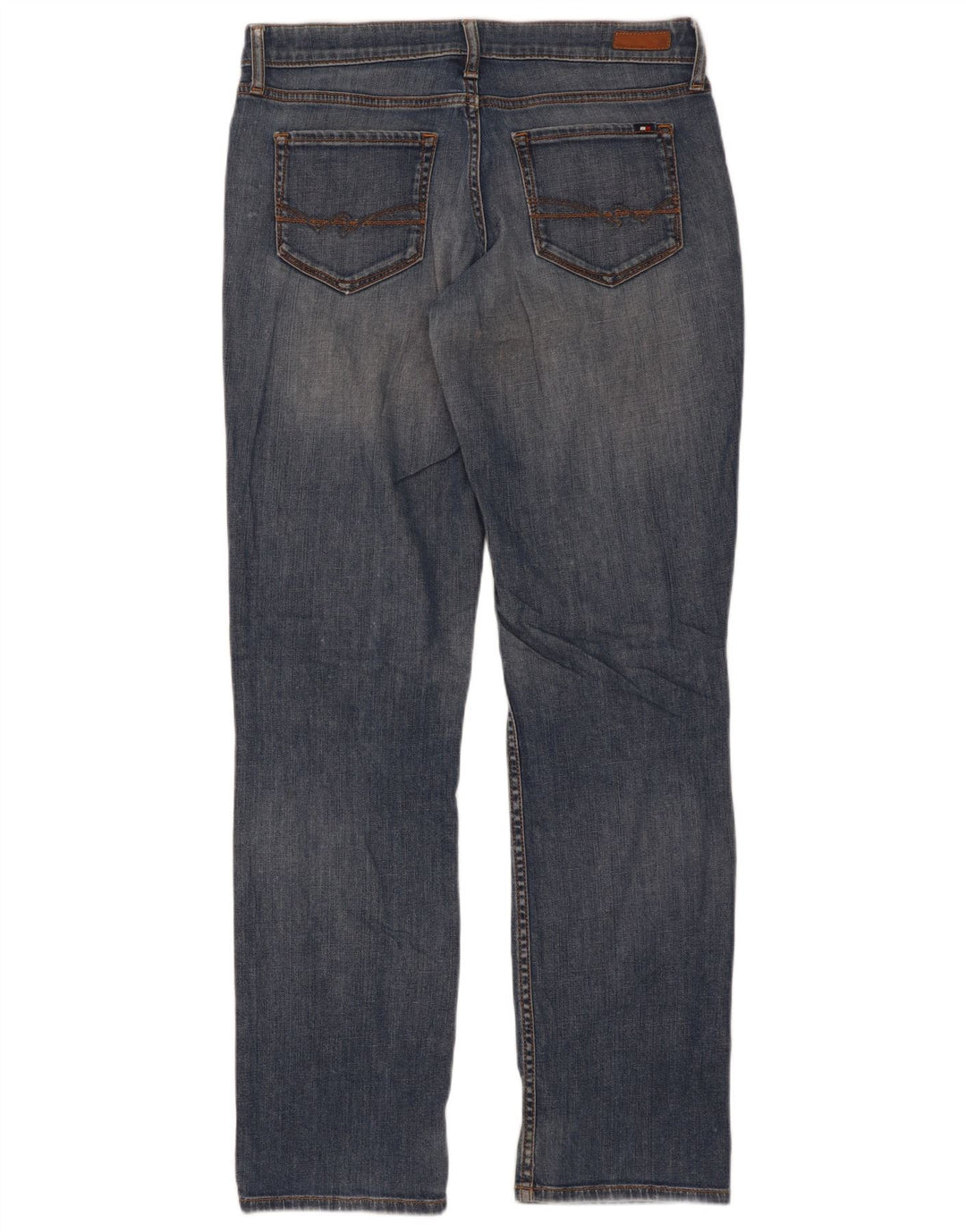 Tommy Hilfiger Womens Straight Jeans W28 L32 Blue Cotton