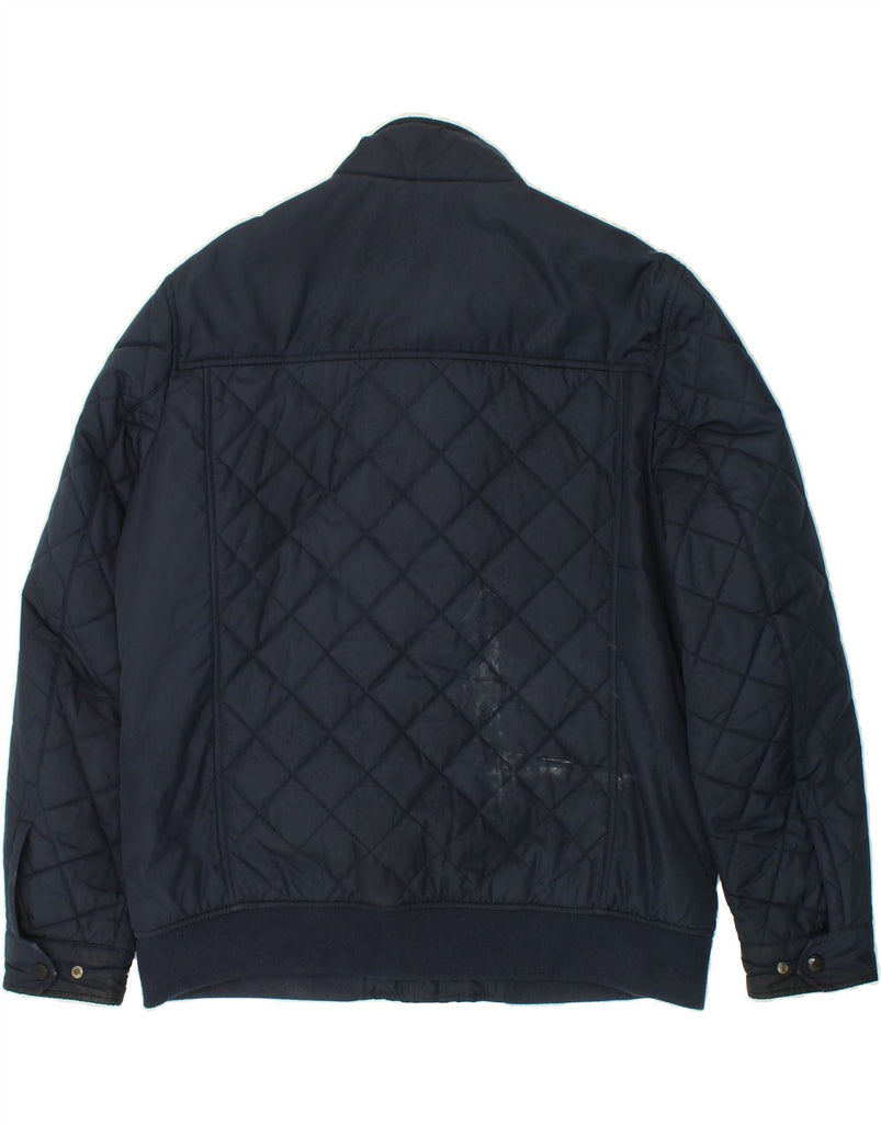 TOMMY HILFIGER Mens Quilted Jacket UK 44 2XL Navy Blue Polyester Vintage Tommy Hilfiger and Second-Hand Tommy Hilfiger from Messina Hembry 