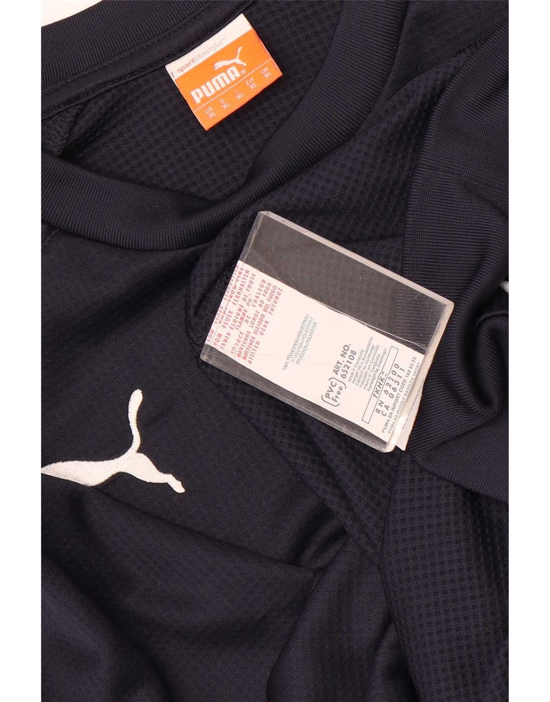Puma Mens Sweatshirt Jumper XL Navy Blue Colourblock Polyester