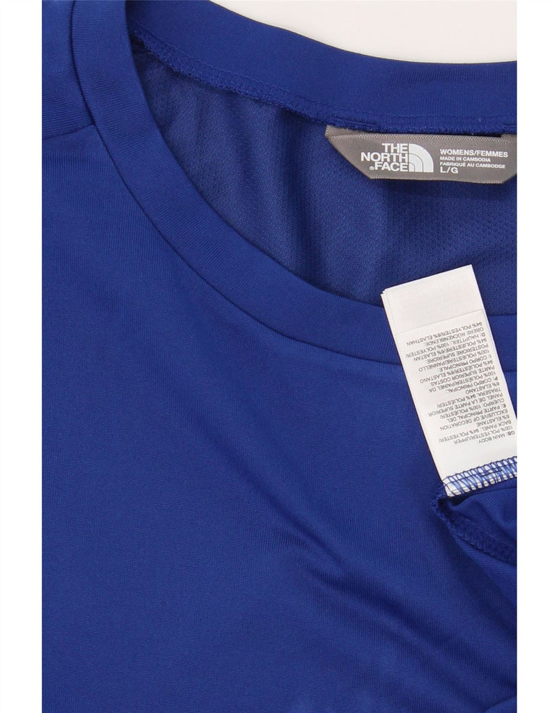 THE NORTH FACE Womens T-Shirt Top UK 16 Large Blue Polyester Vintage The North Face and Second-Hand The North Face from Messina Hembry 