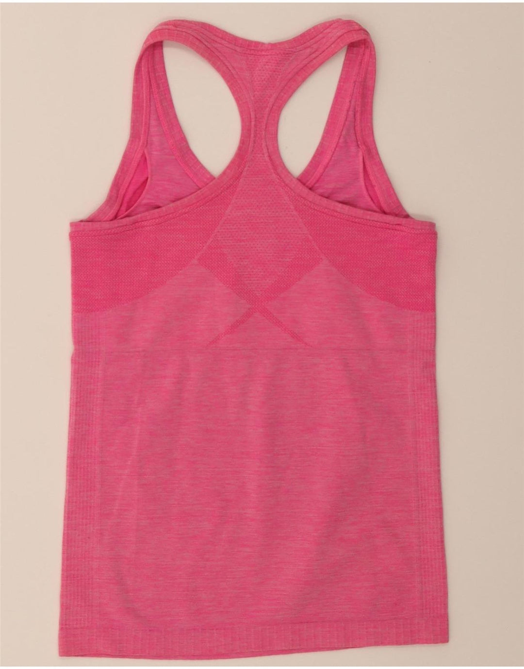 NEW BALANCE Womens Vest Top UK 12 Medium Pink Nylon Vintage New Balance and Second-Hand New Balance from Messina Hembry 