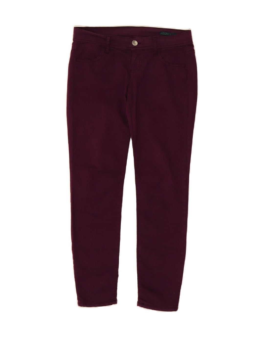 BENETTON Womens Jegging Jeans W29 L27 Purple Cotton Vintage Benetton and Second-Hand Benetton from Messina Hembry 