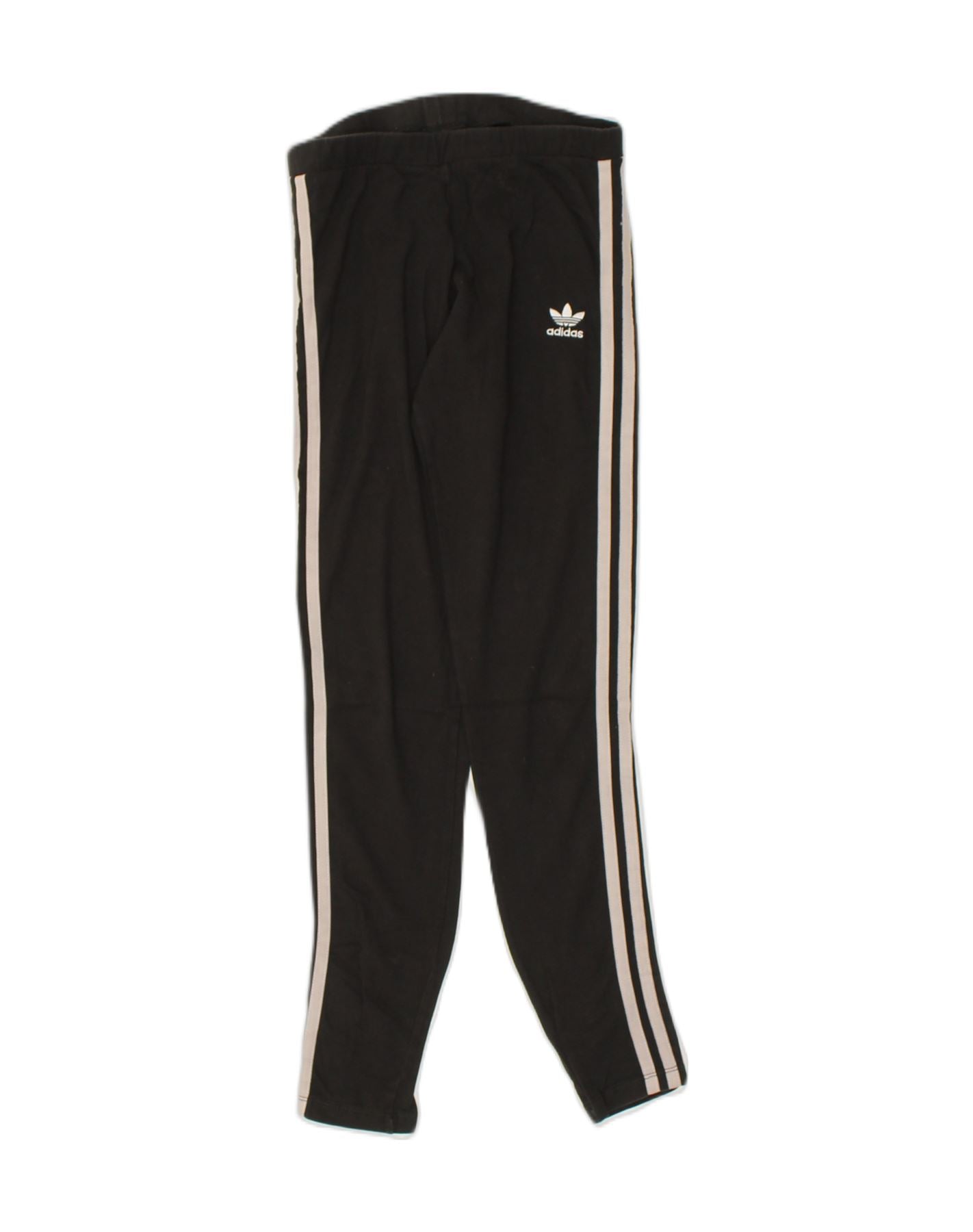ADIDAS Womens Leggings UK 10 Small Black Polyester, Vintage & Second-Hand  Clothing Online