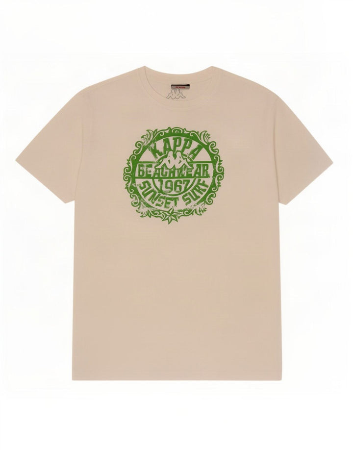 Kappa Mens Graphic T-Shirt Top XL White