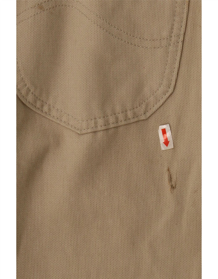 LEE Mens Straight Casual Trousers W36 L32 Beige Cotton Vintage Lee and Second-Hand Lee from Messina Hembry 