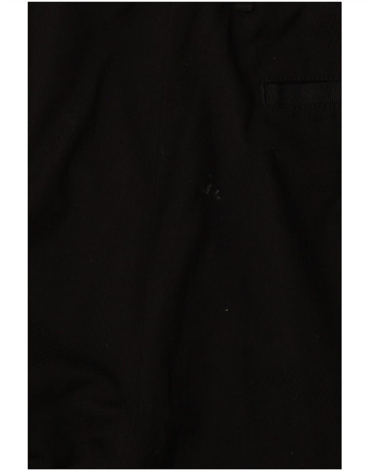 Armani Exchange Mens Pegged Chino Trousers W34 L28 Black Polyester