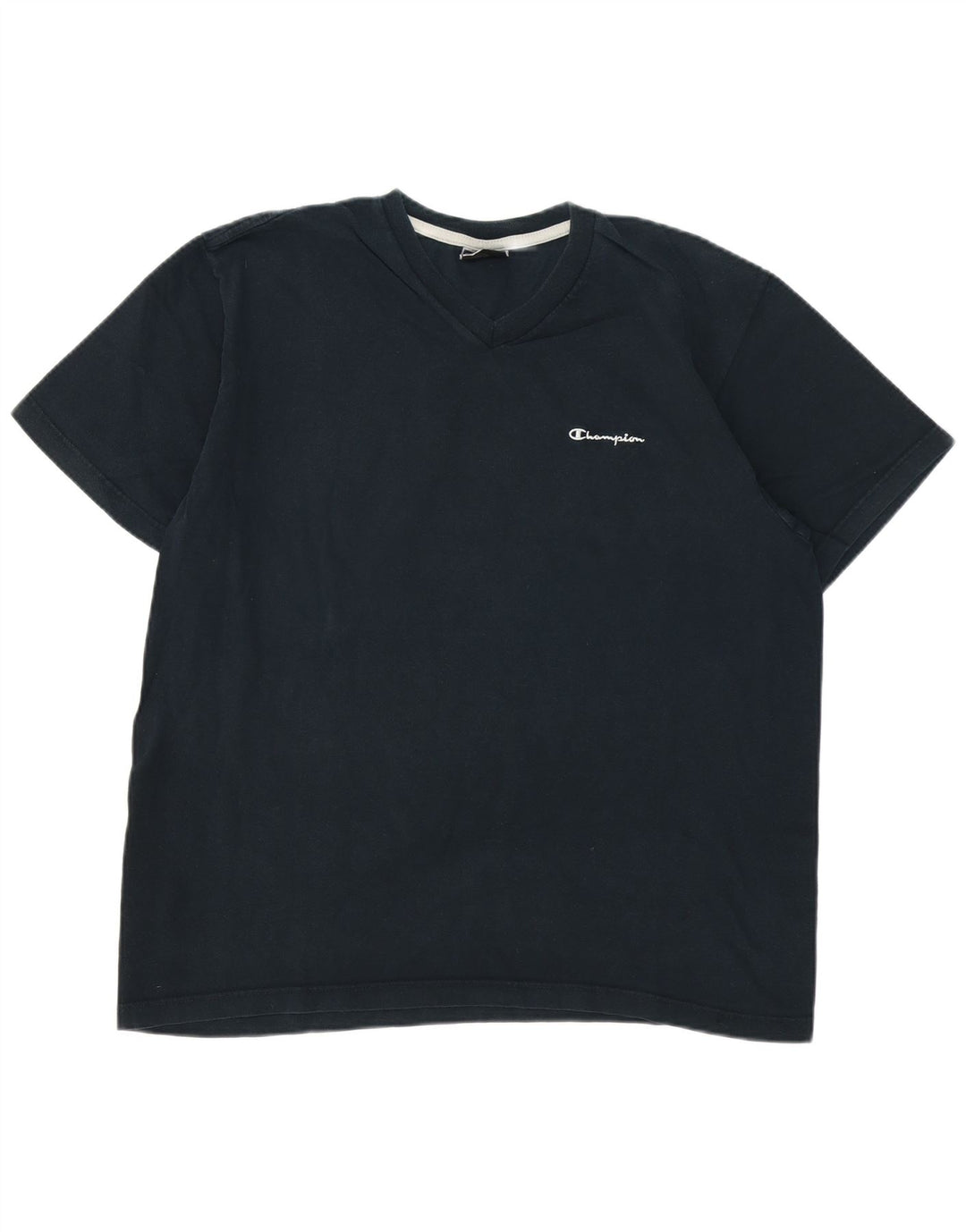 Champion Mens T-Shirt Top XL Black