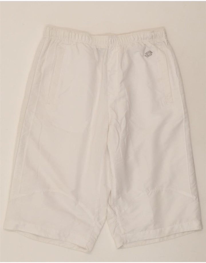 Lotto Mens Sport Shorts UK 40/42 Large  White Polyester