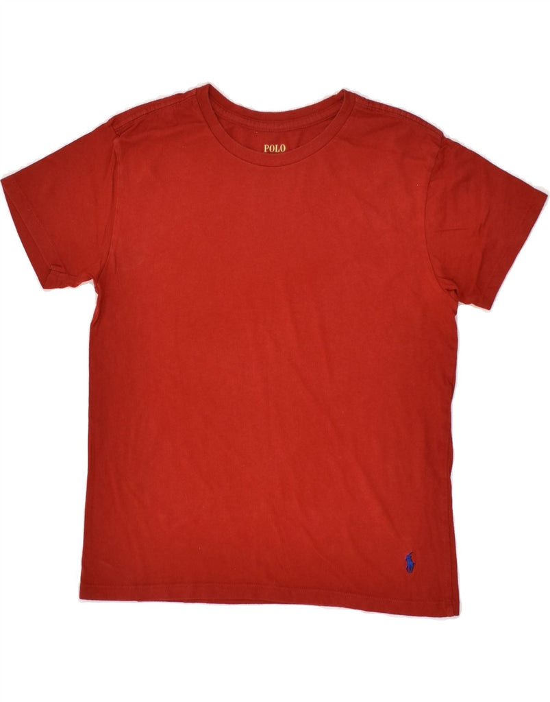 POLO RALPH LAUREN Boys T-Shirt Top 13-14 Years Large Red Cotton | Vintage Polo Ralph Lauren | Thrift | Second-Hand Polo Ralph Lauren | Used Clothing | Messina Hembry 